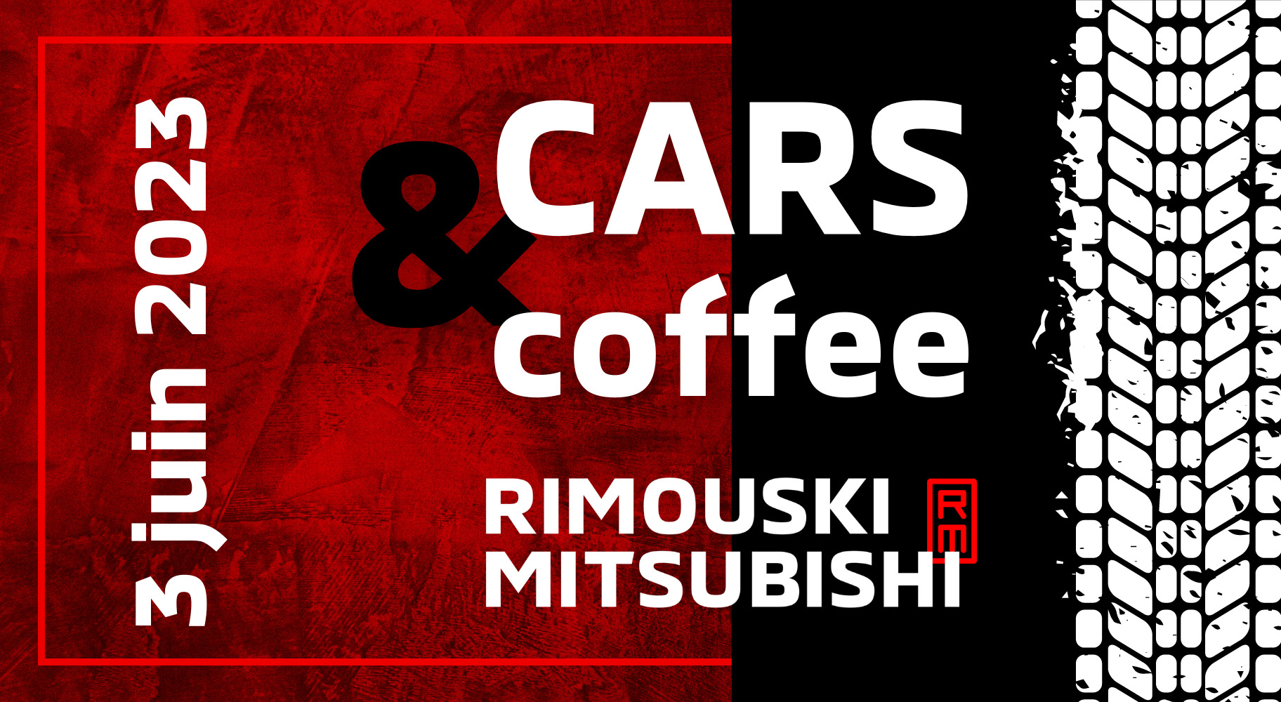 Invitation Cars and Coffee Rimouski Mitsubishi 3 juin 2023