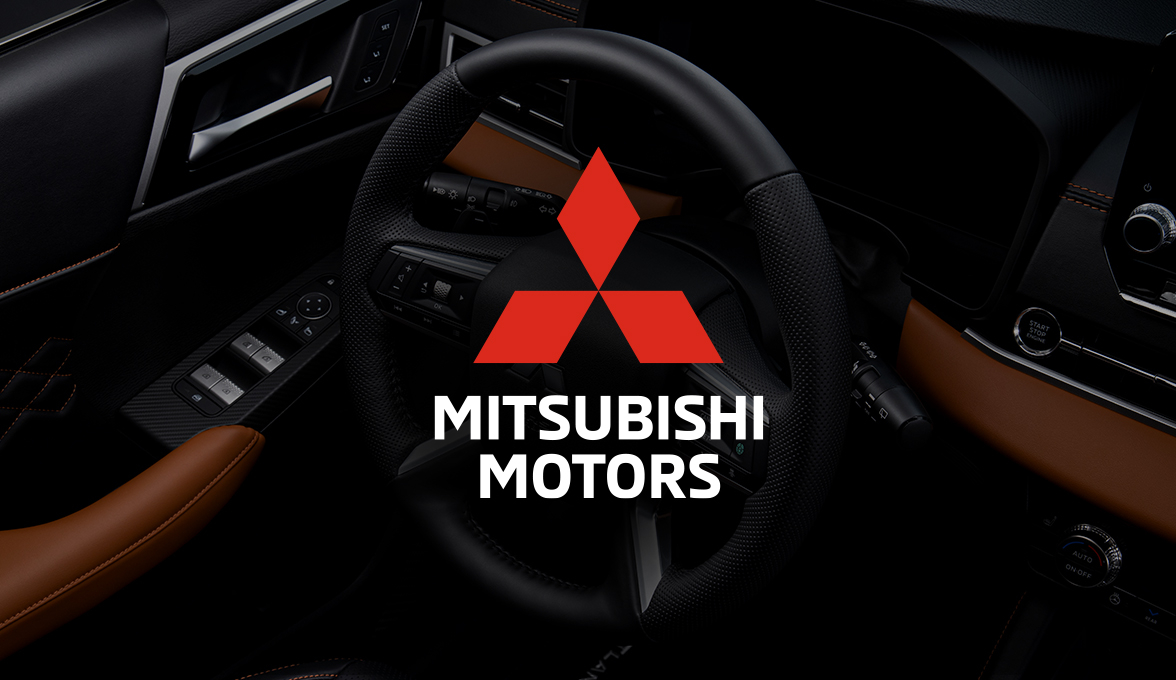 Volant d'un véhicule Mitsubishi